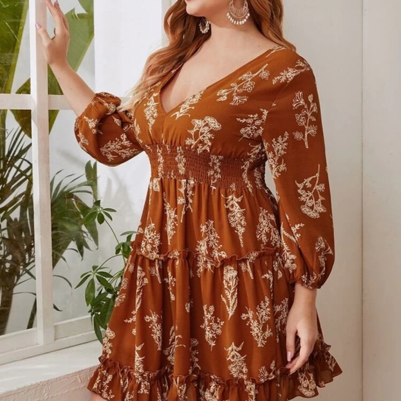 Bohemian Summer Dress - Plus - Picture 4 of 4